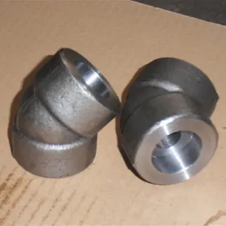 Galvanized 45D Elbow, ANSI B16.11, 2 Inch, 3000LB